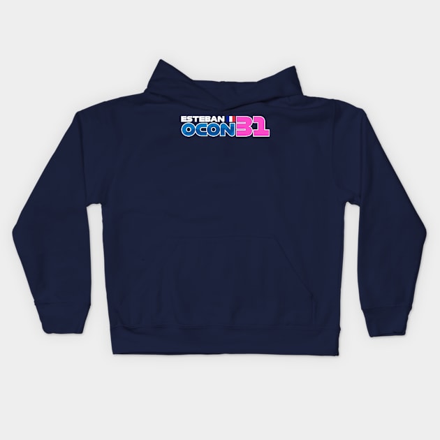 Esteban Ocon '23 Kids Hoodie by SteamboatJoe